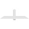 Ekena Millwork Eugene Architectural Grade PVC Gable Bracket, 72"W x 24"H x 6"D x 6"F, 8/12 Pitch GBP072X24X0606EUG00 - alternate 5